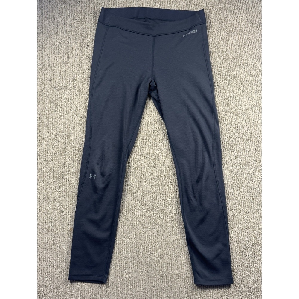 Under Armour Womens L Base 2.0 Leggings Fitted Long Underwear Black